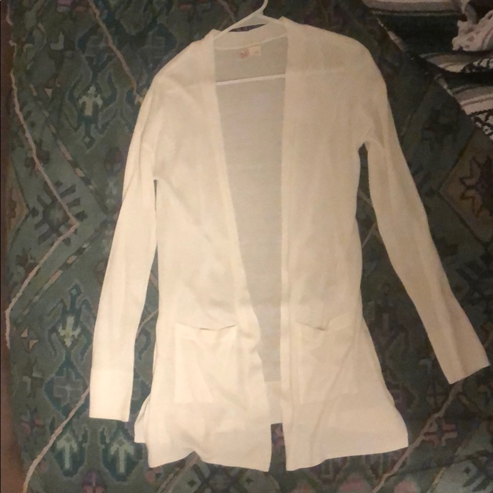 White Cardigan